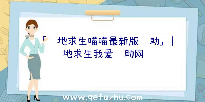 「绝地求生喵喵最新版辅助」|绝地求生我爱辅助网